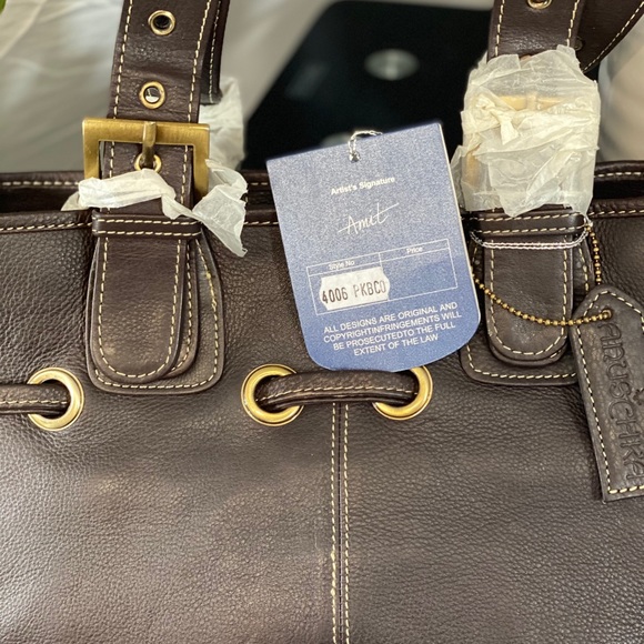 Anuschka Genuine leather hand-painted handbag - Picture 4 of 13